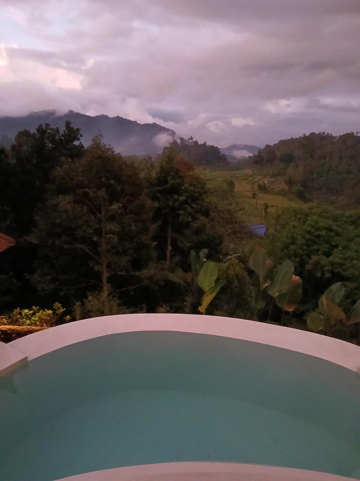 Danaswari Bali Bamboo House Villa Selat Exterior photo